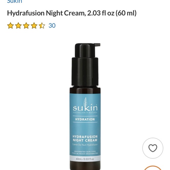 Sukin Hydrafusion Night Cream - Picture 1 of 3